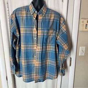 Vintage Men's Context Plaid Shirt